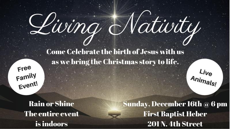 First Baptist Church Living Nativity