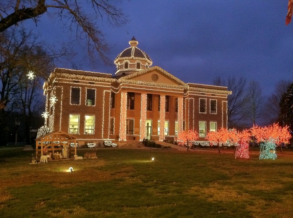 Christmas Lighting of the Cleburne County Courthouse