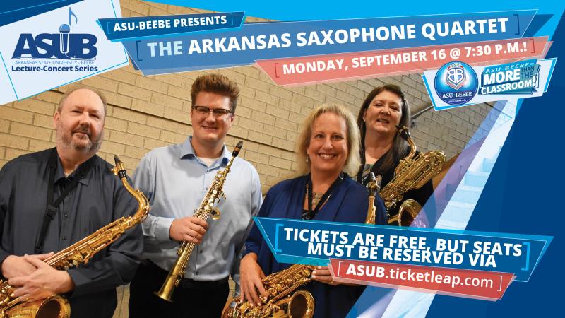 ASU-Beebe presents The AR Saxophone Quartet